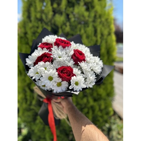 Özel Papatya Gül Buketi
